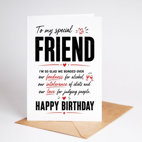 Funny best friend birthday - best,