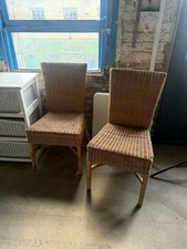 Four Woven Lloyd Loom - Style Dining Chairs
