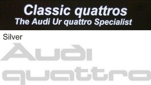 Audi quattro turbo coupe - quattro, turbo-