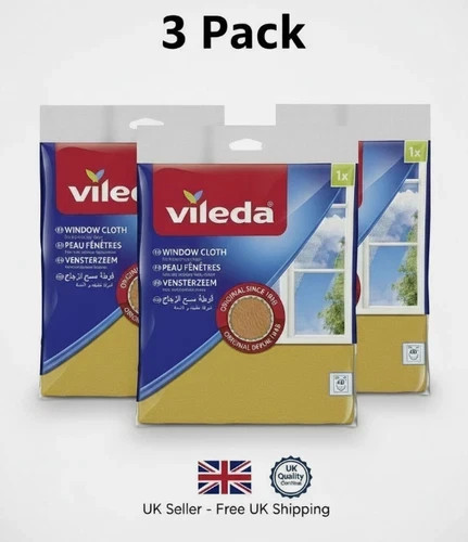 Pack vileda window cloth - 3,