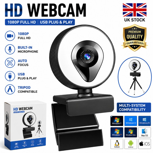 1080p full webcam usb web - 1080p,