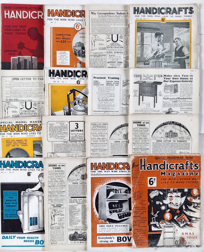 Vintage handicrafts magazine - vintage,