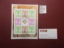 GB 1998~Definitive Portrait~Prestige Booklet Pane~3~ex DX20~Fine Used~on piece