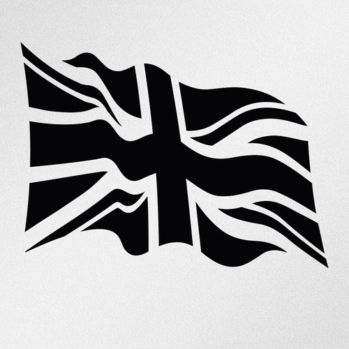 Union jack waving - waving, flag