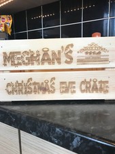 Christmas eve crate with the