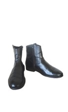 Zara black flat ankle boots size EUR 39 UK 6