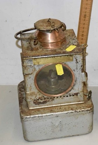 Vintage railway hand lantern - railway,