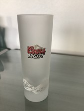 Coors Light Frosted Half Pint Glass