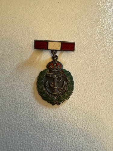 Antique wwii solid silver red - silver,