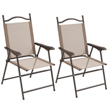 Outsunny Folding Chairs Set