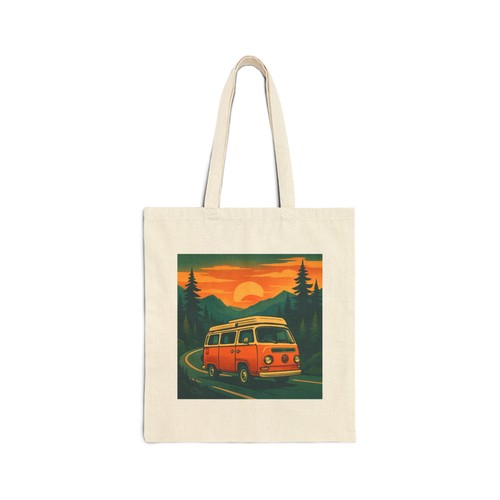 Cotton canvas tote bag - bag, 15x16