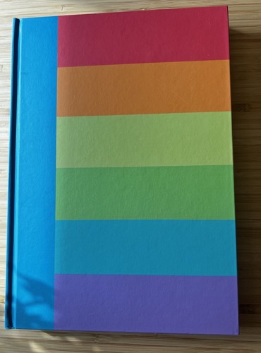 Whsmith rainbow hardback - b5,
