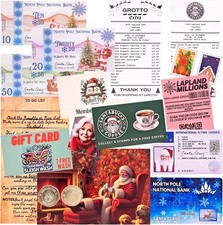 Santa's Lost Wallet Contents, Flying Licence Money Credit Card & Much More