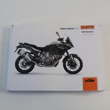 Genuine 2017-2019 KTM 1090 Adventure English Owners Manual