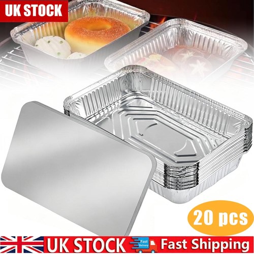 20x foil trays - 20x, with