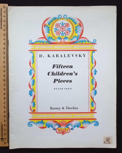 Fifteen children pieces - fifteen, op