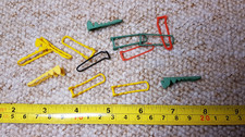 timpo plastic figure mixed lot knights horses parts for models