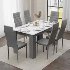 Wooden Dining Table Set With 4