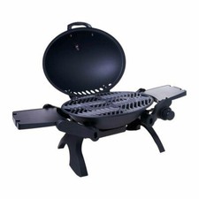 Royal Portable Table Top Gas BBQ With Cast Iron Grill Barbecue Plate