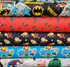 Marvel DC Comics Fabric By The