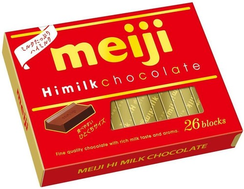 Meiji milk chocolate - meiji,