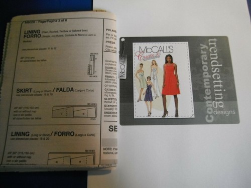 Mccalls pattern 6029 sz - pattern,