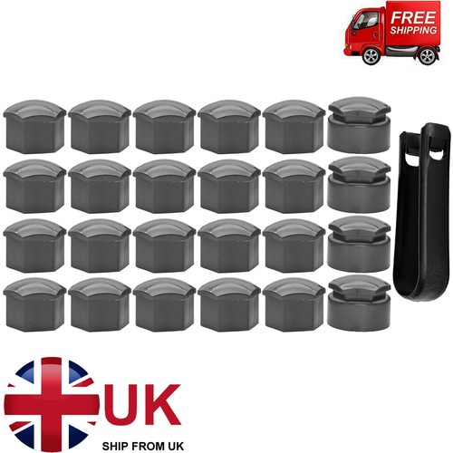24x 17mm grey wheel nut - nut, bolt
