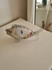 Murano Glass Fish Excellent Condition Beautiful Colours