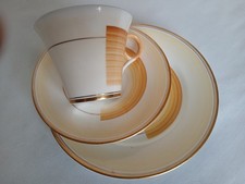 Shelley art deco Regent shape trio 12248 Patches & Squares, in VGC... No reserve