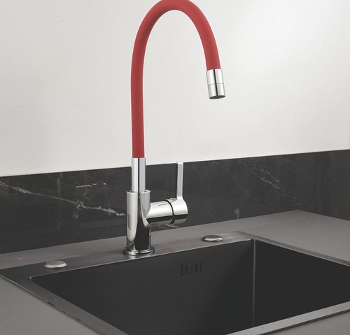 Kitchen sink chrome - sink, red