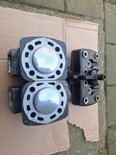 Yamaha RD 350 LC Pair Of Cylinder Barrels Head And Pistons 65mm Vgc Ported