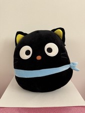 Chococat Squishmallow Plush Soft Toy Hello Kitty Sanrio Black Squishy  