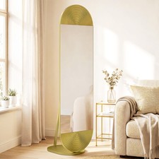 Wavy Full Length Mirror with