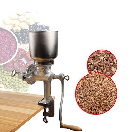 Hand crank grain mill cast - hand,