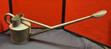 Vintage Haws Galvanised Long Reach Watering Can With Brass Rose 2 & 3