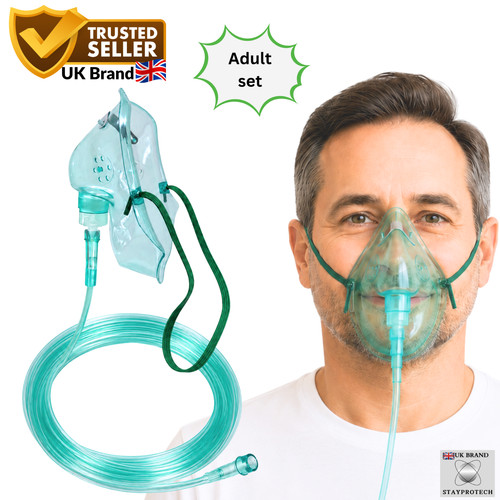 Oxygen mask with - 2.1m, long