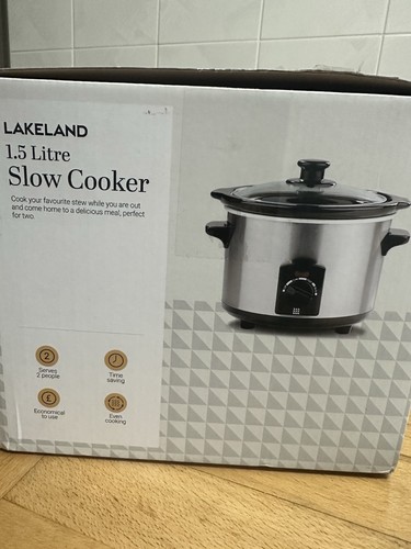 Lakeland slow cooker new - lakeland, 1.5l