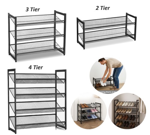 Stackable shoe rack 4 - stackable,