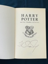 J.K Rowling Hand Signed 1st