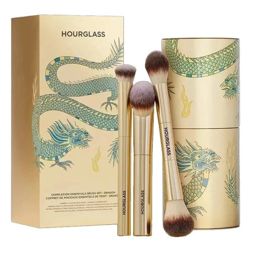 3pcs hourglass makeup brush - 3pcs,