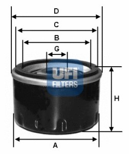 Oil filter fits - oil,
