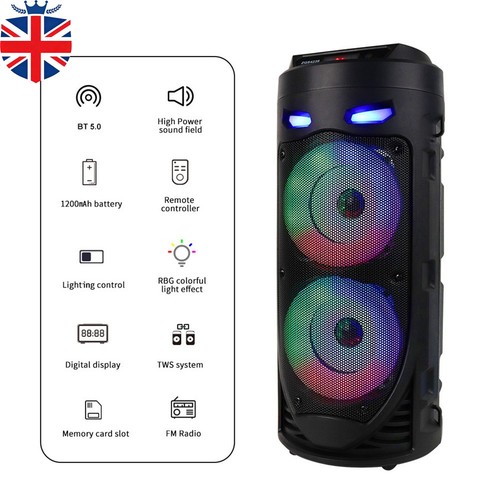 Portable bluetooth speaker - bluetooth, rgb
