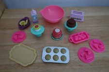 Barbie Doll Bundle Kitchen & Bathroom Dream House Accessories Food Toiletries