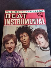 Vintage BEAT INSTRUMENTAL Magazine MAY 1967 Hendrix Review Fats Domino Donovan