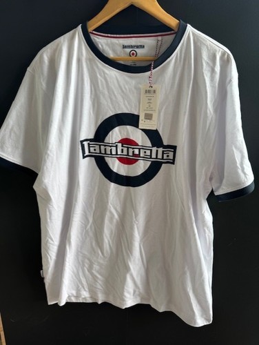 Lambretta mens logo ringer tee - mens,