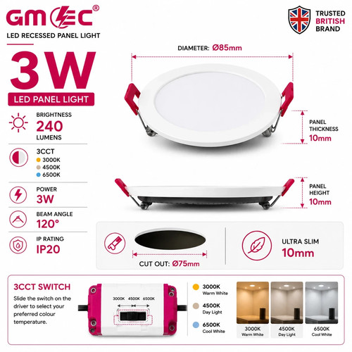 Led recessed ceiling panel - led,