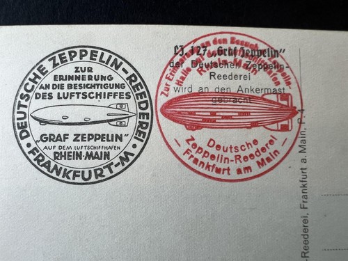 Germany zeppelin postcard - zeppelin,
