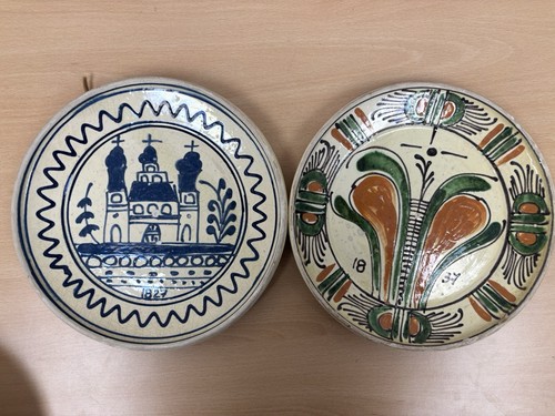 Folk ceramic art wall - ,