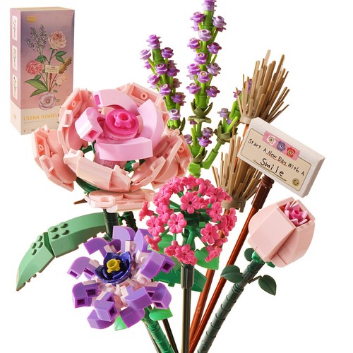 547pcs lavender bouquet - 547pcs,