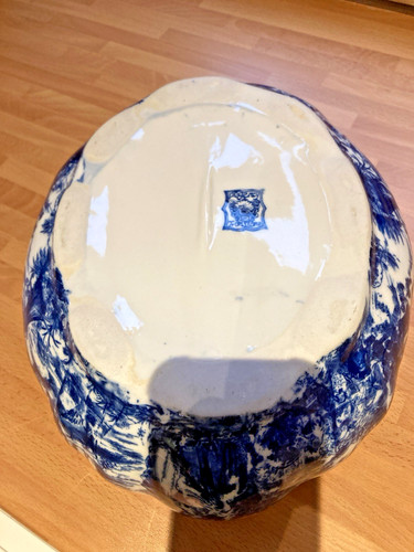 Regency ironstone large blue - regency,